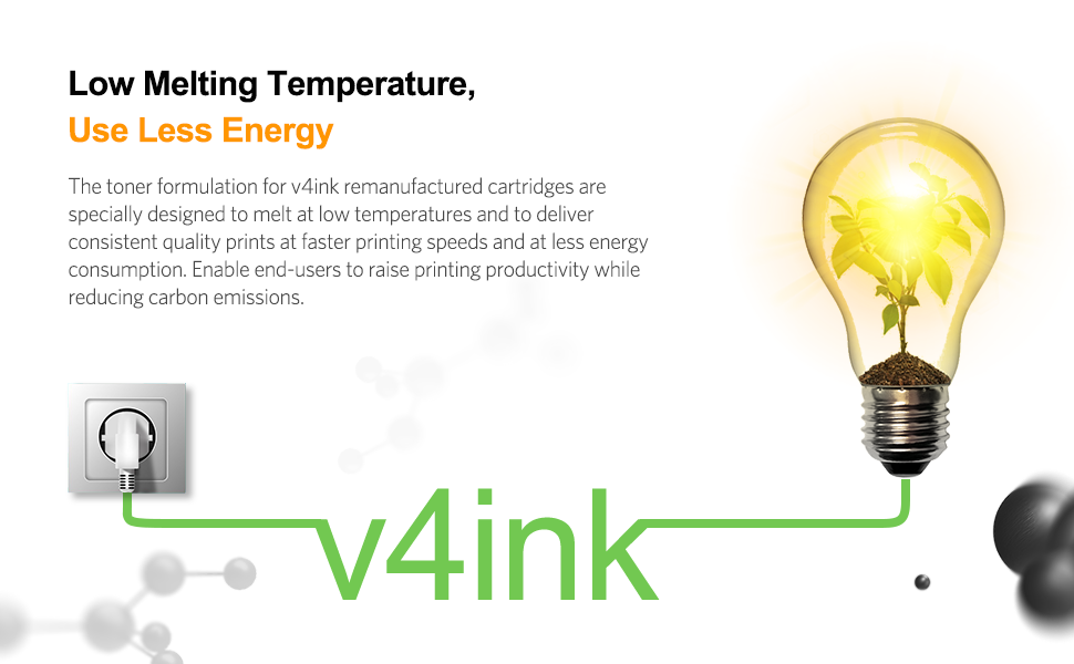 Low melting temperature less energy consumption